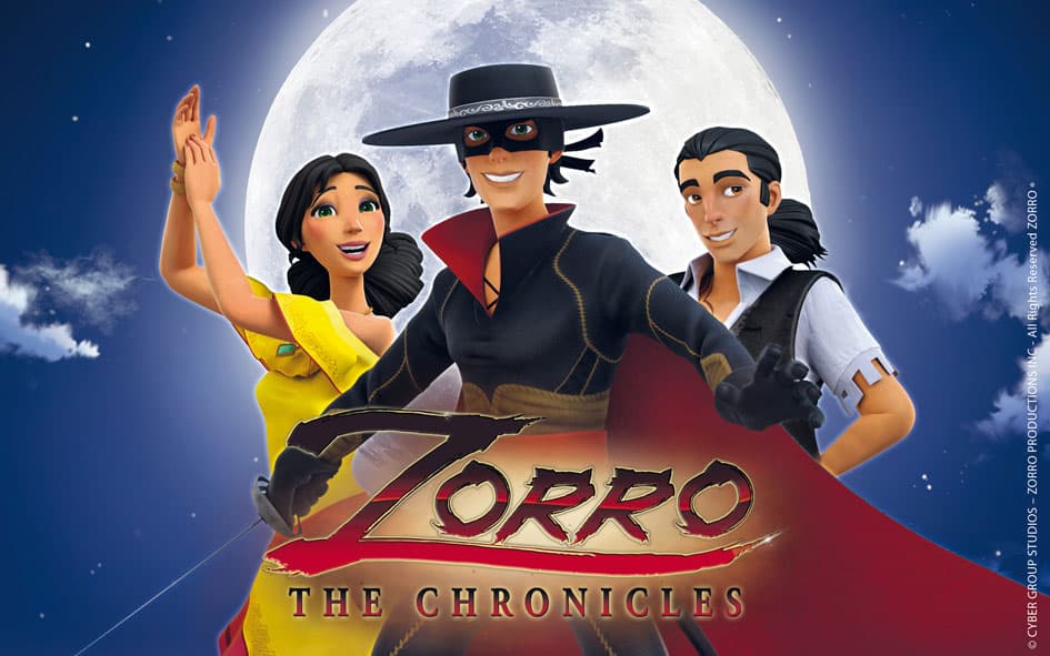 ZORRO THE CHRONICLES” LAUNCHES IN THE US ON HULU - Cyber Group Studios